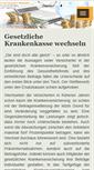Mobile Screenshot of krankenkasse-wechseln.net